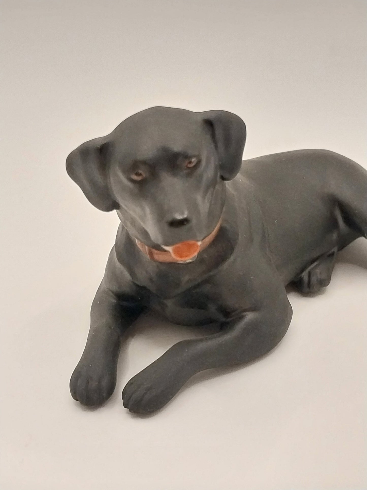 Labrador Retriever Dog, Black, Porcelain