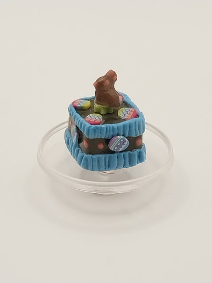 Easter Cake On Pedestal