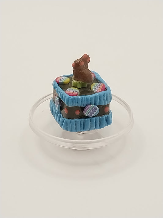 Easter Cake On Pedestal