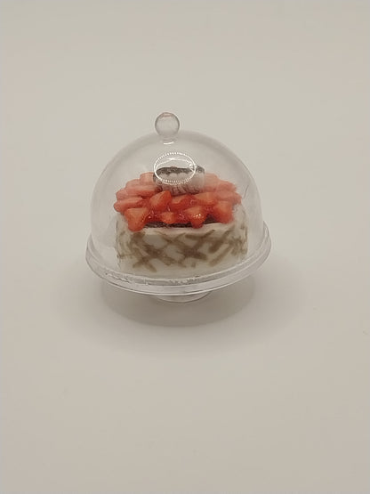 Napoleon Cake With Covered Pedestal