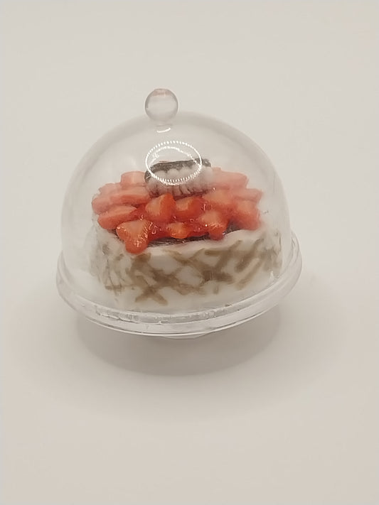 Napoleon Cake With Covered Pedestal