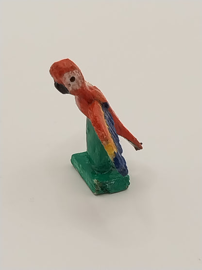 Handcarved Lazaro Macaw