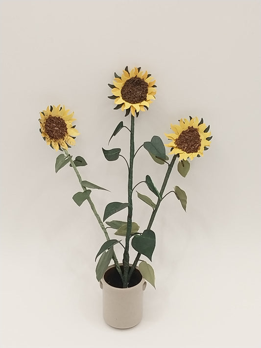 Sunflower Stem, Artisan Made, 1pc
