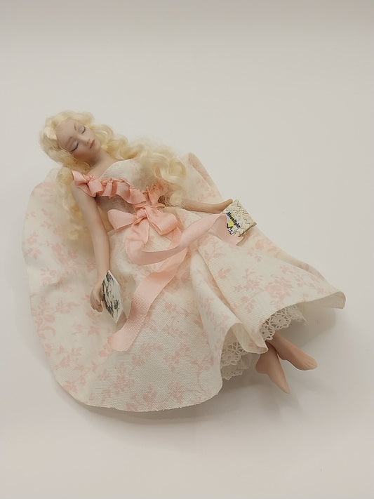 Porcelain Lady Doll, Asleep