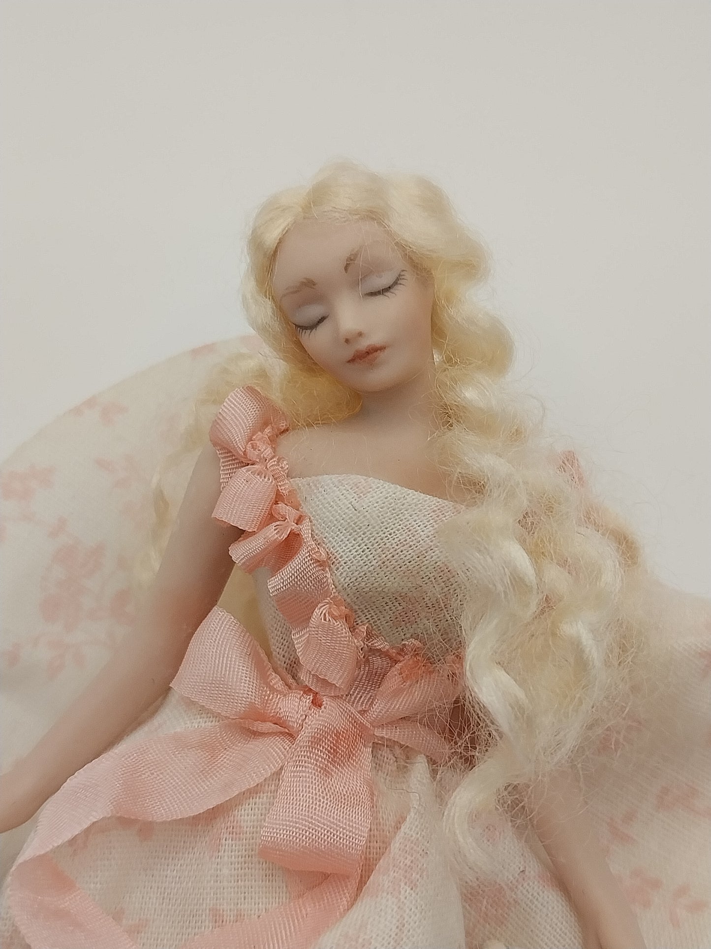 Porcelain Lady Doll, Asleep