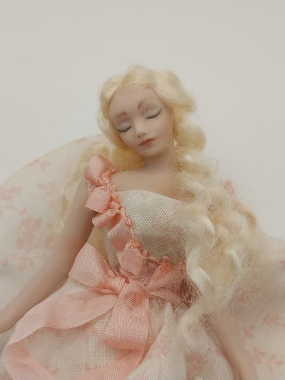Porcelain Lady Doll, Asleep