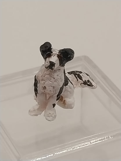 1/4" Scale Collie Dog, Black & White
