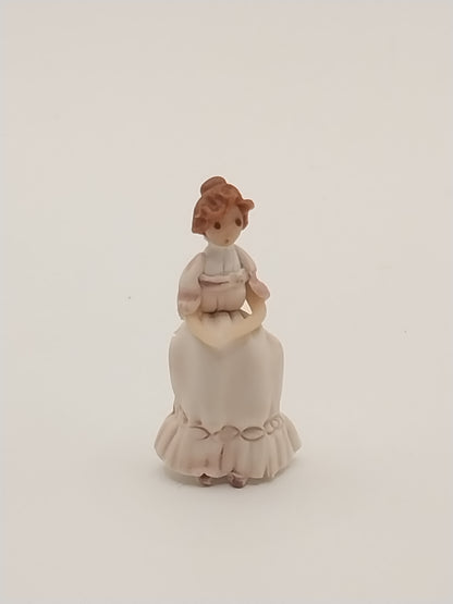 1/4" Scale Victorian Lady Doll, Sculpted