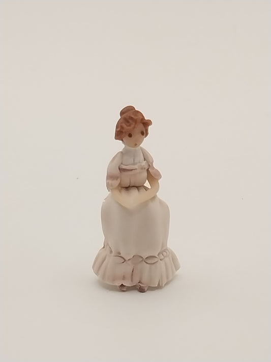 1/4" Scale Victorian Lady Doll, Sculpted