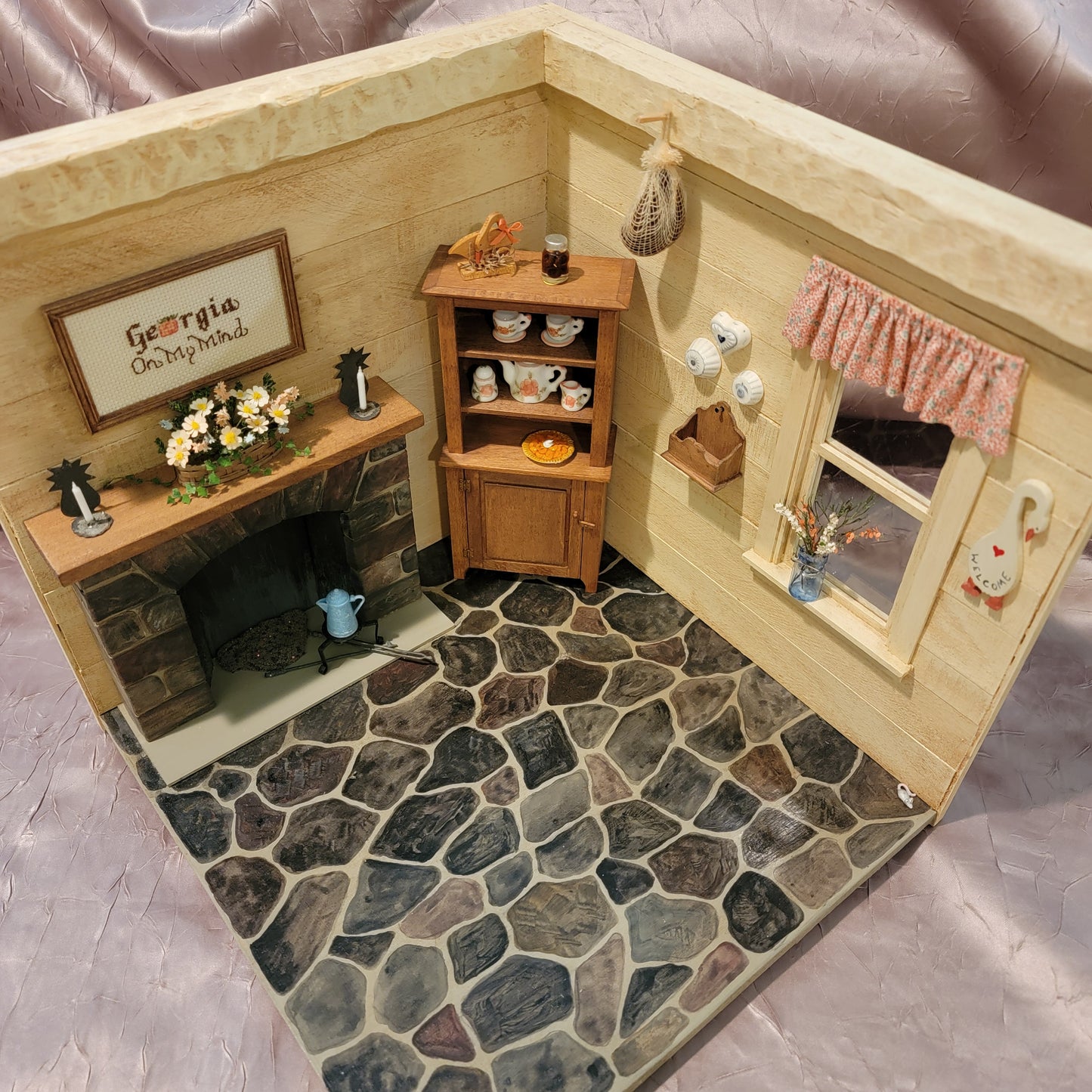 Georgia Country Farmhouse Corner Vignette