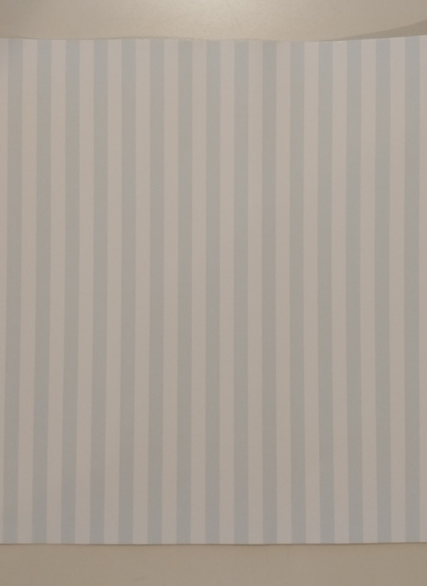 Thick Duck Egg Blue Stripped Wallpaper