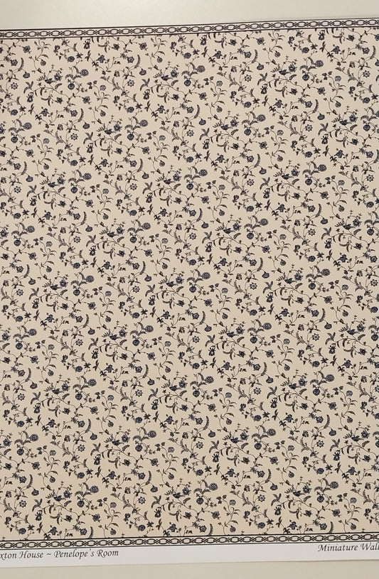 Paxton House, Penelope's Room Wallpaper