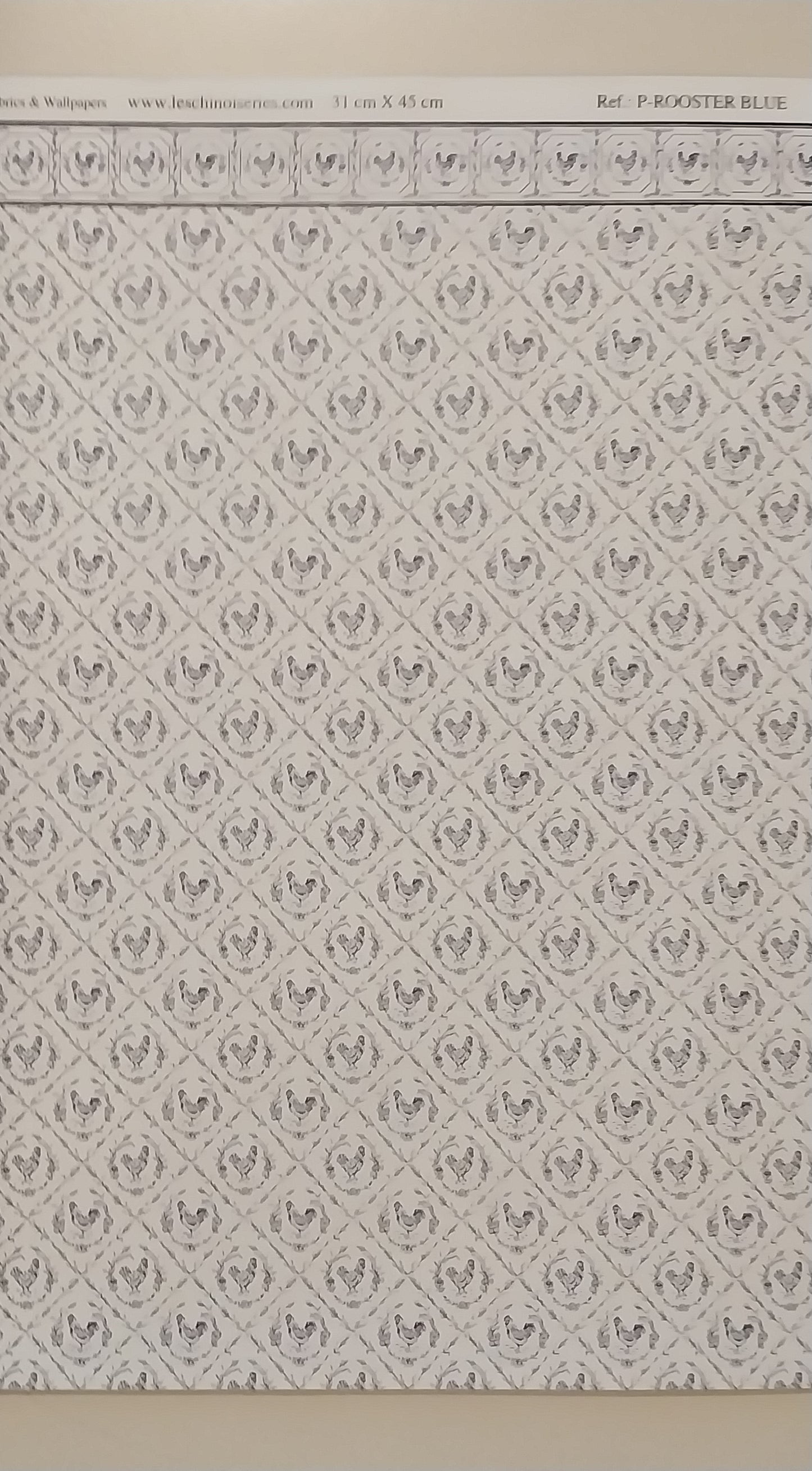 Rooster Blue Wallpaper