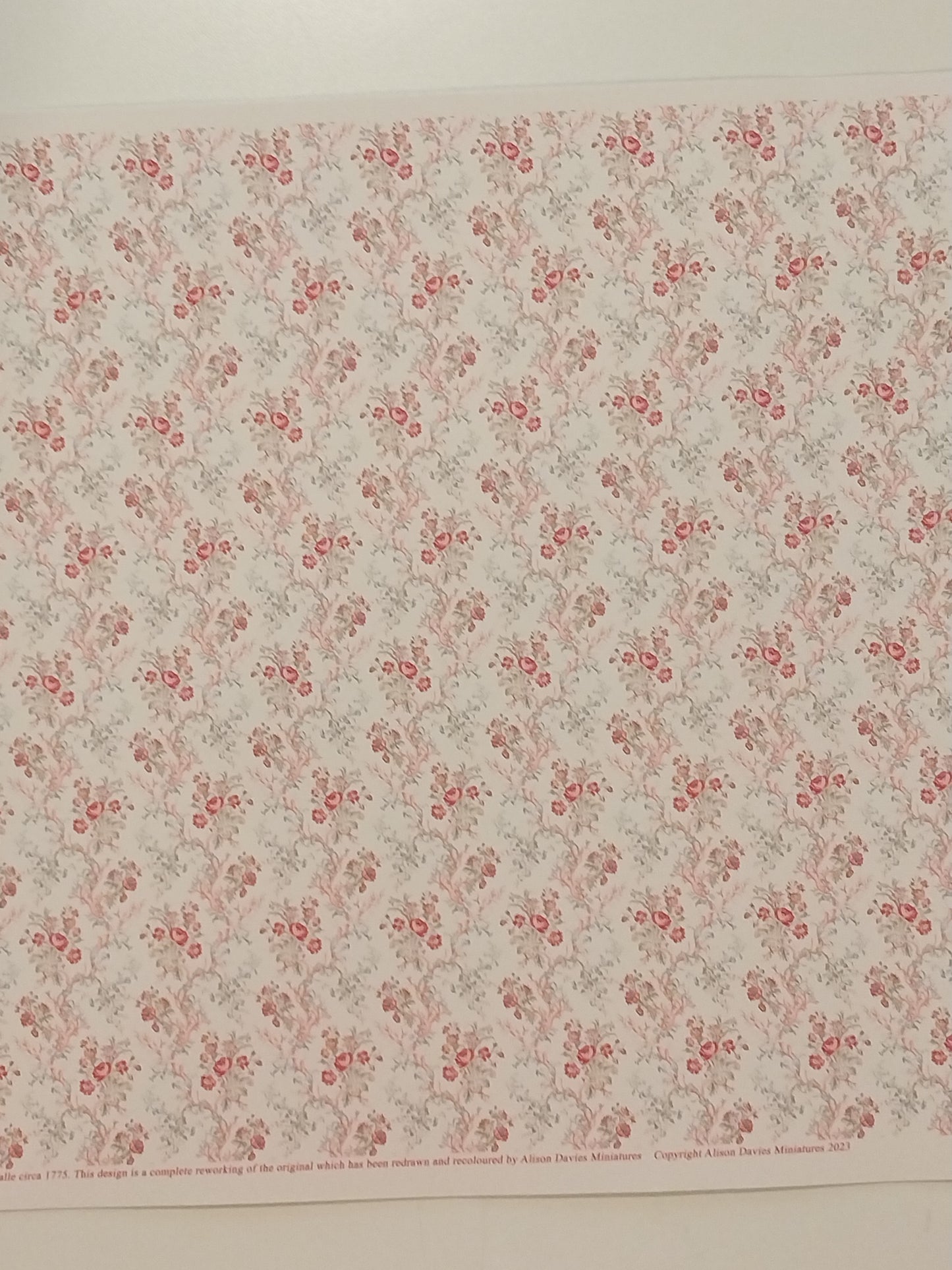 Flowering Branches, Pink Wallpaper
