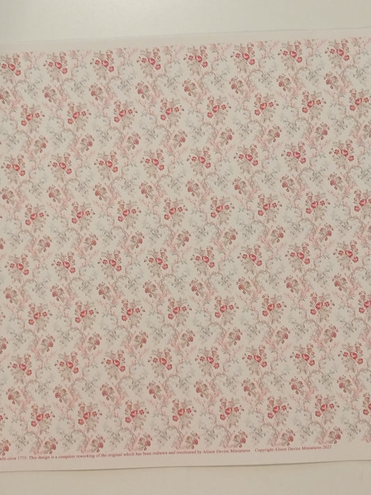 Flowering Branches, Pink Wallpaper
