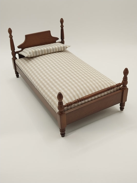 Single Bed, Walnut