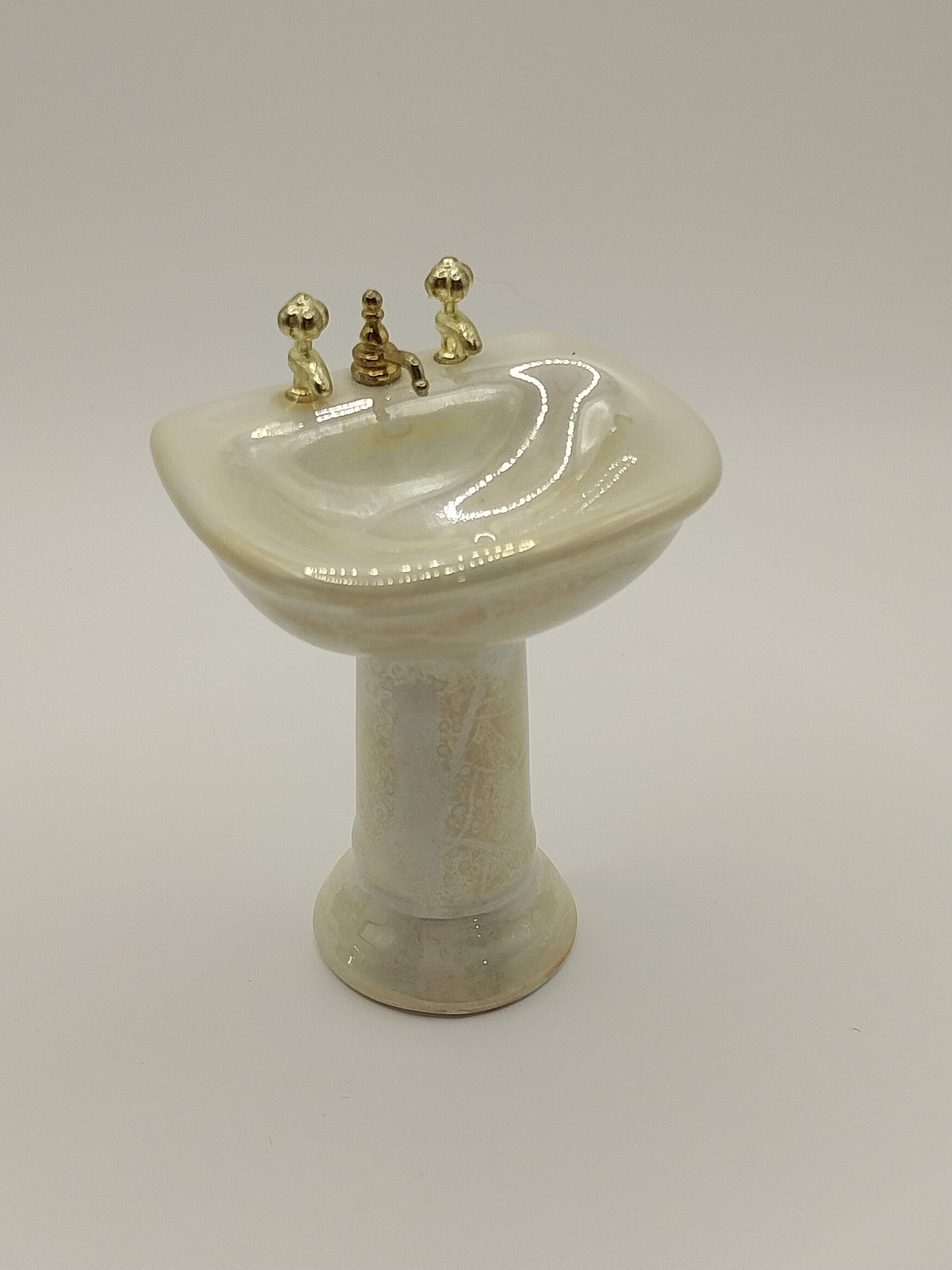 Marbleized Bathroom Set, 4pc