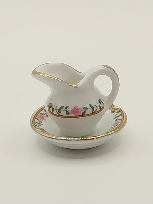 Pitcher & Bowl, Floral