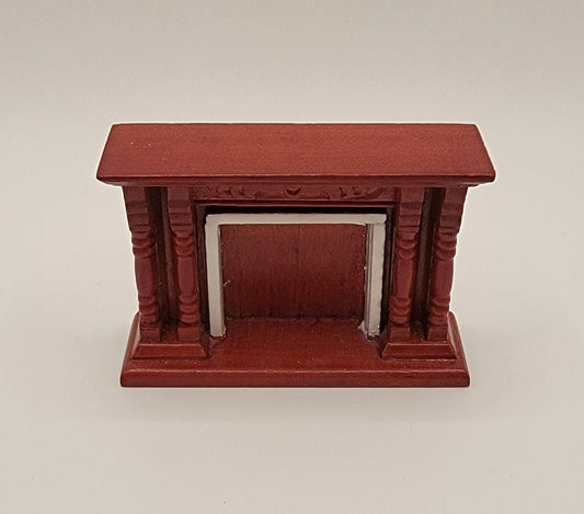 1/2" Mahogany Fireplace