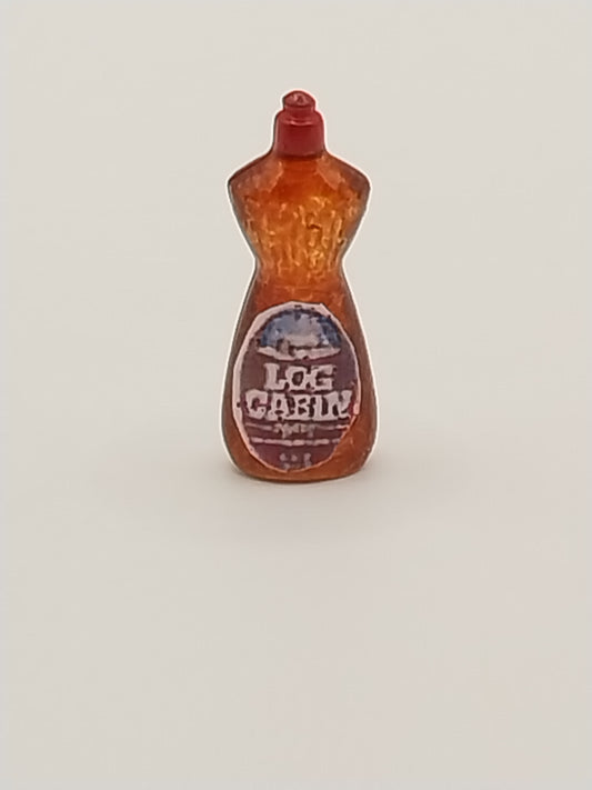 Log Cabin Syrup Bottle
