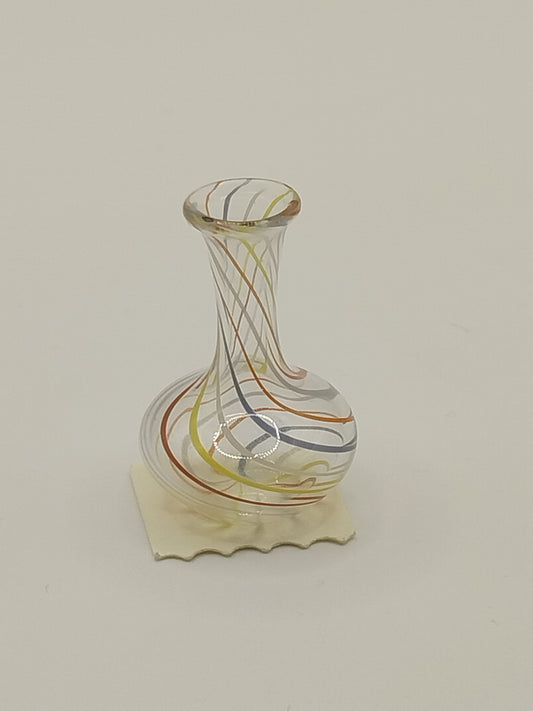 CRH892, Vase, Hand Blown, Swirl