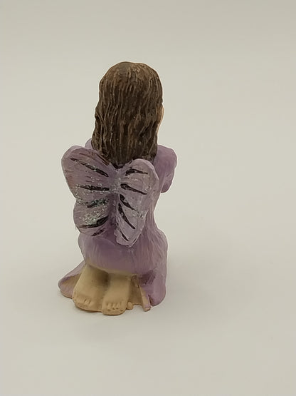 CEA283, Fairy Sitting, Purple Dress