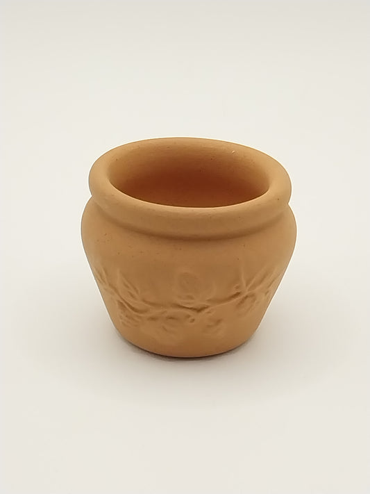 Large Terra Cotta Pot With Grapes