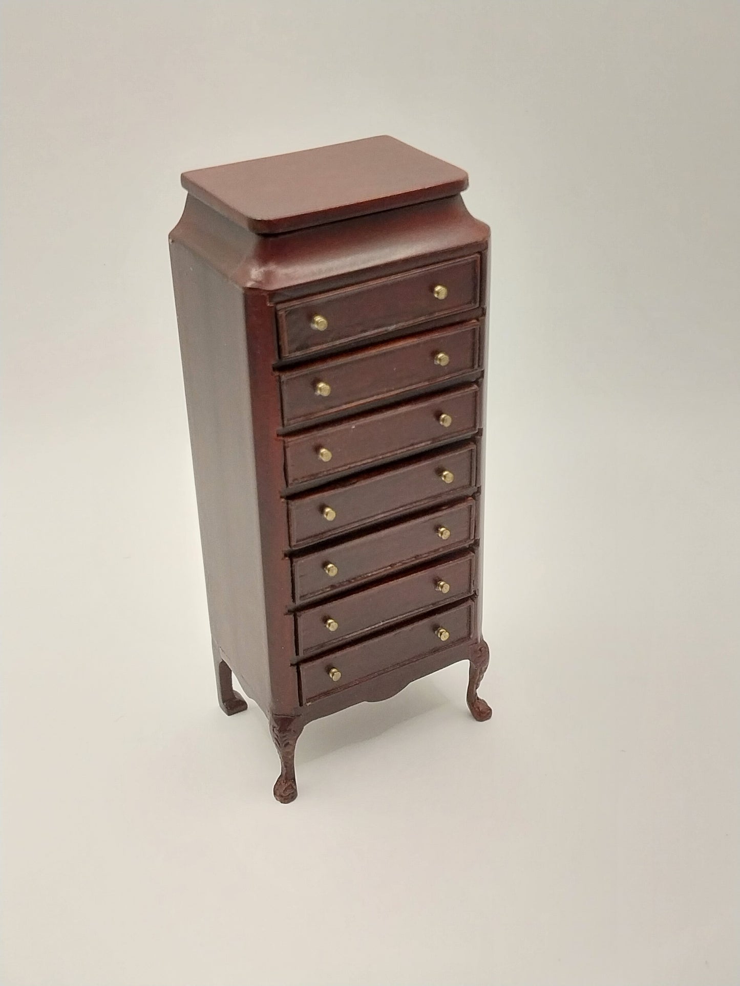 CEA261, Tall Jewelry Chest, Mahogany