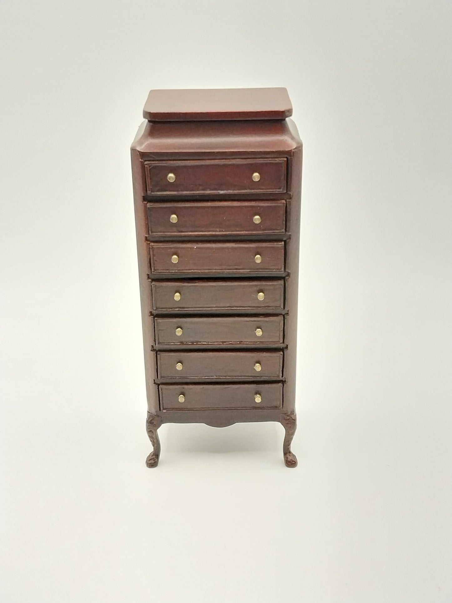 CEA261, Tall Jewelry Chest, Mahogany