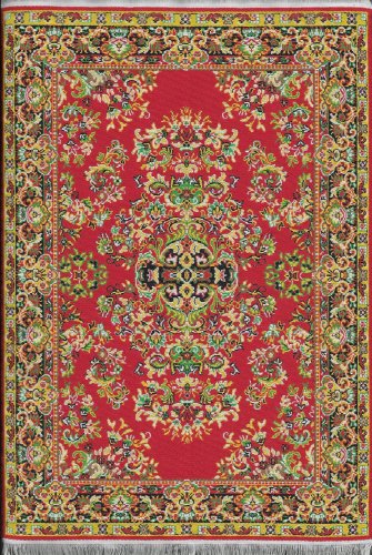 Turkish Woven Rug, Red