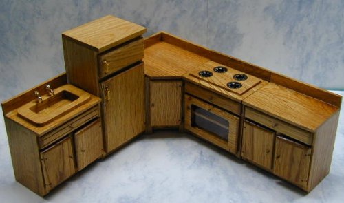 Kitchen Set, 5pc, True Oak