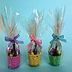 Cellophane Wrap Easter Basket, 1 piece