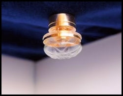 Clear Globe Ceiling Light