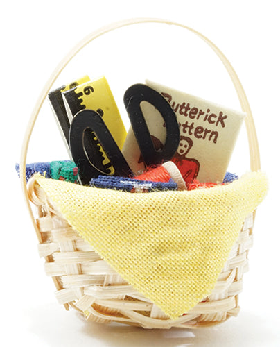 Sewing Basket, Filled