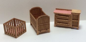 1/4" Scale Country Nursery Furniture Kit