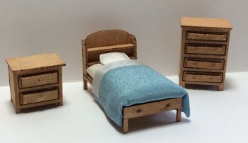 1/4" Scale Country Child Room Furniture Kit