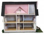 1/4" Scale Classic Colonial Dollhouse Kit