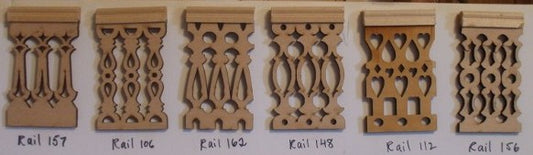 Fancy Railing, 3"H X 22"L