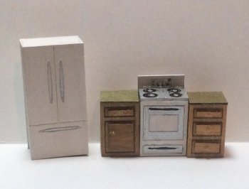 1/4" Scale Modern Kitchen Kit, 4pcs