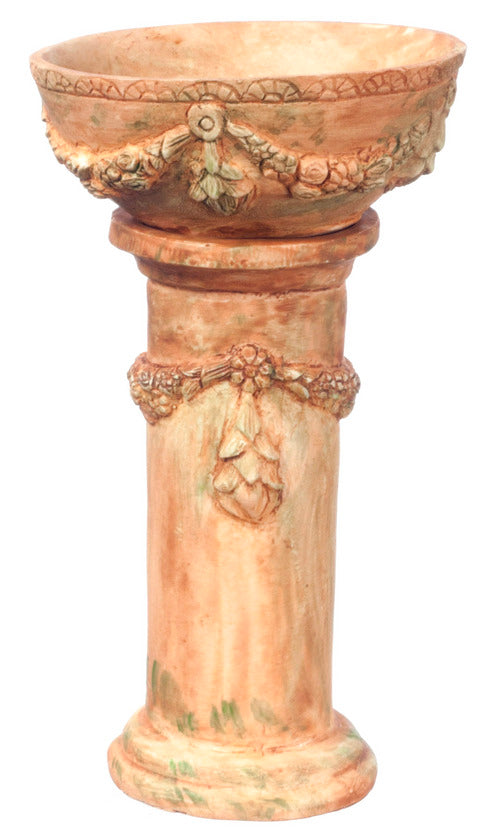 Victorian Bird Bath, Aged