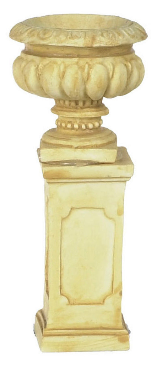 Round Urn & Vase, Tan