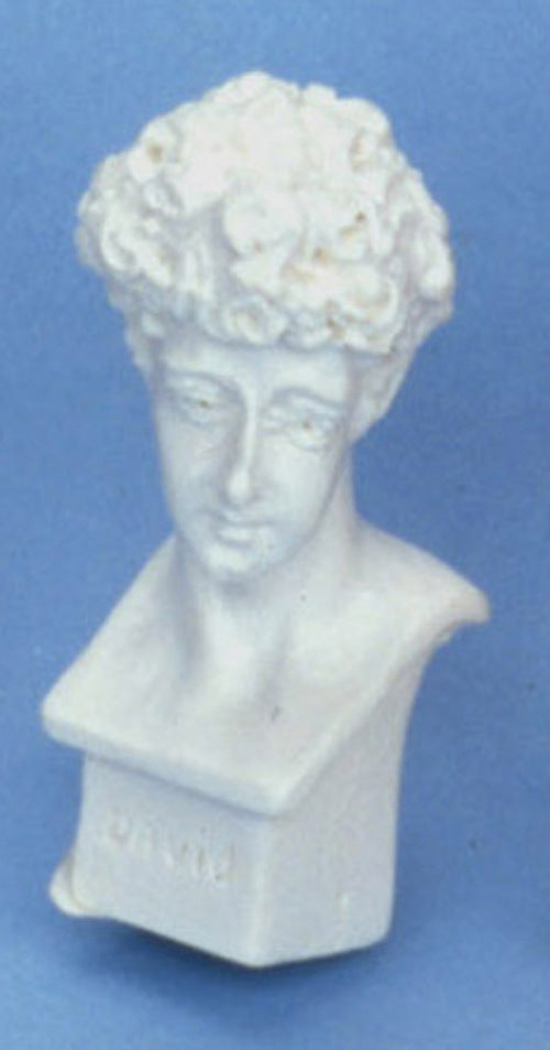 David Bust Statue, White