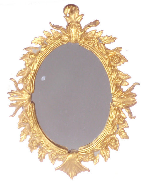 Oval Antiqued Mirror