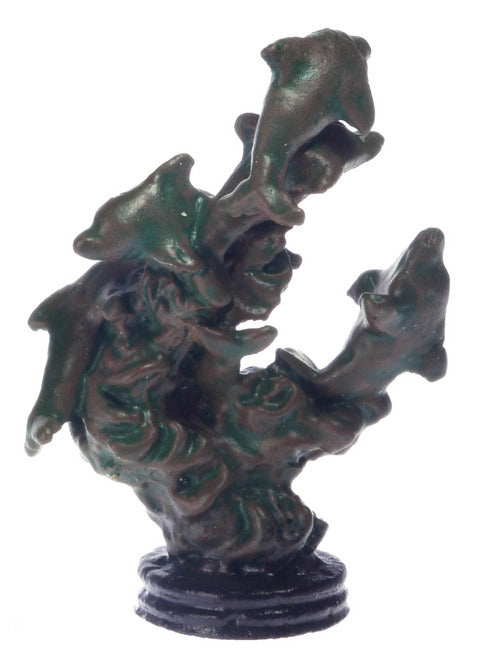 Bronze Dolphins Figurine