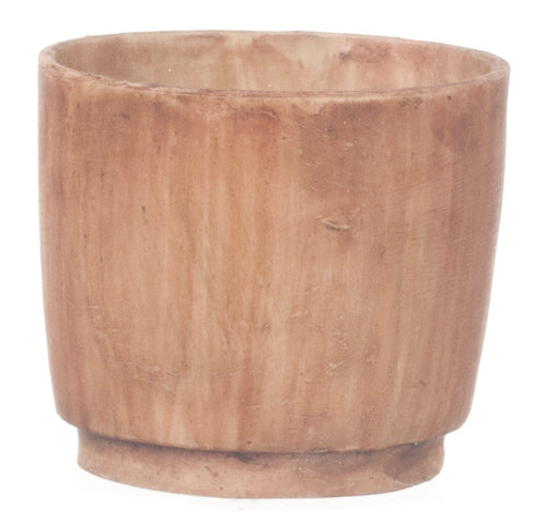 Round Planter, Gray Aged