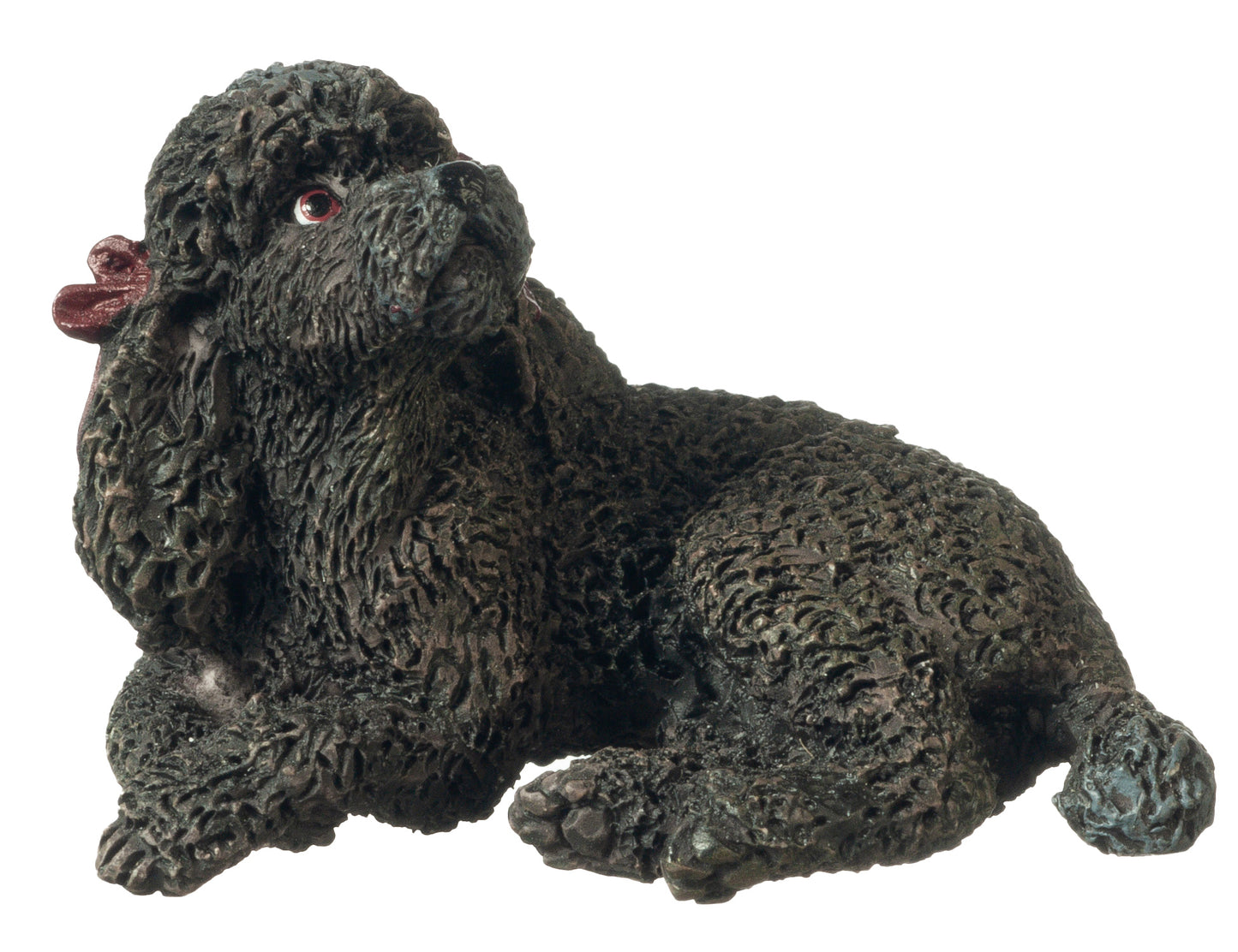 Dog, Poodle, Black, Laying