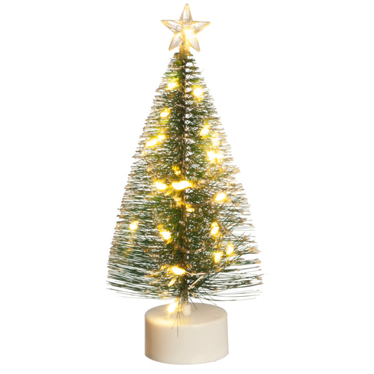 Christmas Tree With Star, 24 White LED Lights
