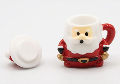 Santa Mug Cookie Jar, 2pcs