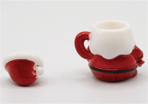 Santa Mug Cookie Jar, 2pcs