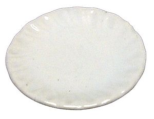 Ceramic Plate, White, 2pc